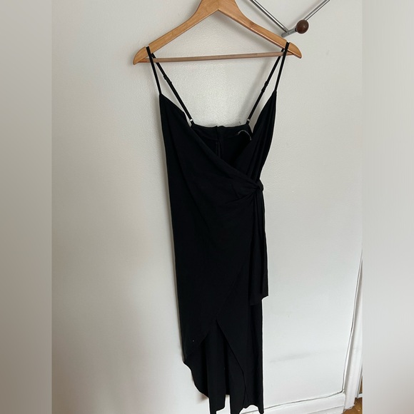 Linen Blend Knotted Dress - Picture 2 of 4